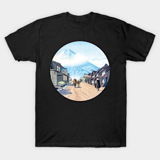 Ukiyo-e Mount Fuji T-Shirt